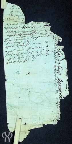 Zapisi o posudbama novca iz nepoznate knjižice računa (1)